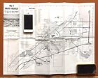 Vintage Official Street Map Of Pocatello  Idaho   1967