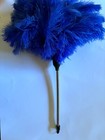 Royal Blue Soft Ostrich Feather Display Duster With 40 Gram Feather Head