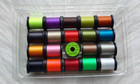 Fly Tying Thread  Uni- Thread  20  Spool Combo  Size 8 0 50 Yard Spools  72 Den 