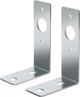 Galvanized Steel L Shape Light Bracket Mounting  2pc  Universal Utility  Boat