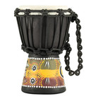 Meinl Percussion Mini Djembe Drum - Hand Painted Mahogany Wood  hdj7-xxs 