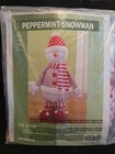 Felt Street Christmas Holiday Kit Peppermint Snowman 13x21 Stitch Sew New