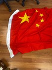 Vintage Cotton Chinese Flag Ccp Communist China Textile  72 