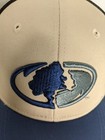 Mossy Oak Hat Fitted Large - Xl Embroidered Blue Black New With Tags