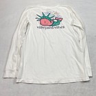 Vineyard Vines Top Sz Xl White Statue Of Liberty Whale Americana Nantucket Chic