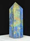 Azurite Tower Point Crystal Large Big Tall Chakra Gemstone Wand