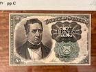 10 Cents Fifth Issue Fractional Currency Fr 1264 Pmg 64 Green Seal