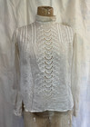 Antique Edwardian Victorian Women s  Eyelet Cotton Blouse Shirt Top As Found