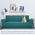Maxijin Super Stretch Couch Cover For 3 Cushion Couch 1-piece Universal Sofa