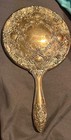 Antique Victorian Silver Plated Vanity Hand Mirror 9 5 