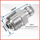 Free Shipping 50pcs Grease Nipples For Mini Excacator Attachments 18mm 9 5mm2026