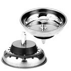 Stainless Steel Kitchen Sink Strainer Baskets 3-1 4  Drain Filter
