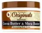 Cocoa Butter   Shea Moisturizing Cream 8oz Jar - Hydrating Skin Care  pack Of 6 