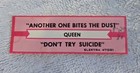 Vtg Jukebox Title Strip Queen  Another One Bites The Dust don t Try Suicide 1980