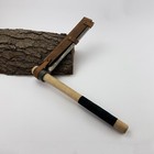 Hand-forged Big Froe     Carbon Steel  Ash Handle  Sheath  Log Splitting Tool 