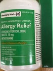 Member s Mark 10mg Cetirizine Hydrochloride Allergy Relief  200 Ct   Exp 05 2026