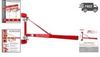 Wall Mount Jib Crane Heavy Duty 1320lbs Max Load Electric Hoist Swing Arm