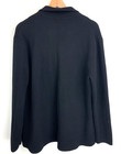 J  Crew 100  Merino Wool Knit Blazer Jacket Size Xl Black 2 Button Pockets