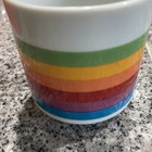 Vintage Original Apple Macintosh Computer Mug 1980s Full Rainbow Logo