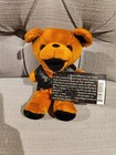 Nwt Vintage Grateful Dead Beanie Bear Blues Man Liquid Blue 1998