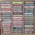 Vtg Lot - 65 Rembrandt   Others Soft Pastels In Wooden Box Variety 