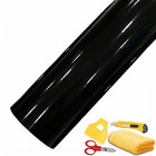 96  X 60  Gloss Black Vinyl Film Wrap Sticker Decal Air Bubble Free 8ft X 5ft