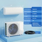 Homcom 12000 Btu Mini Split Air Conditioner  22 Seer2 115v Ductless Ac Unit