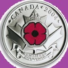 Complete Set Of 2004-2015 Four Poppy Quarters Mint Unc 25 Cents 25c Coin