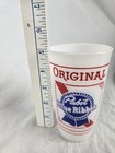 Original Pabst Blue Ribbon Milk Glass