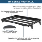 Fit 18-26 Jeep Wrangler Jl 2-door Roof Rack Cargo Luggage Carrier Basket Steel