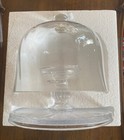 New Rare Martha Stewart Cake Stand Swirl Dome With Pressed Stand 10     old Stock 