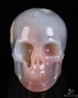 Gemstone 2 0  Mozambique Agate Hand Carved Crystal Skull  Realistic  Healing