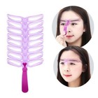 8 Styles Eyebrow Shaping Stencils Grooming Shaper Makeup Reusable Tool Wholesale