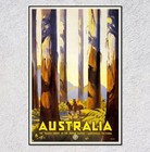 Australian Advertising Poster   Australia Travel Print   Retro Travel Print