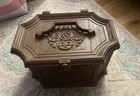 Vintage 1960s Max Klein Plastic Sewing Caddy   Box With Lots Of Sewing Supplies