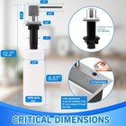 Built In Dish Soap Dispenser For Kitchen Sink Lotion Dispenser Refill From The