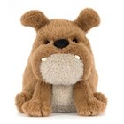 Jelly Derrek Dog Soft Plush Toy Brown Stuffed Animal Doll 23cm  Cat Dust Bag 