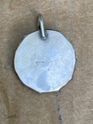 Vintage Sterling Silver Navajo Turquoise Needlepoint Pendant Southwest Native