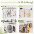 Shower Curtain Hooks Rings Rust Resistant Stainless Steel Metal Double Glider Us