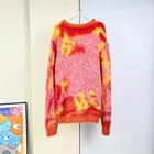 Dior Tie   dye Gradient Logo   jacquard Mohair Crew   neck Sweater