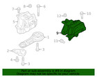 Genuine Mitsubishi Trans Mount 2910a345