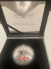 2021 Australia  5 Australian Redback Spider 1 Oz Coloured Silver Proof Coin