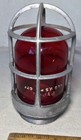 Vintage Appleton Old Red Lamp Caged Explosion-proof Industrial-age Light Fixture
