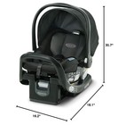 Graco Snugride Snugfit 35 Infant Seat With Anti-rebound Bar Gotham  n4324