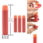 60 Pcs Mega Darts Foam Bullet Refill Pack - Compatible With Nerf N-strike Mega S