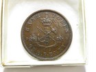 1857 Bank Of Upper Canada  Bank Token   One Penny