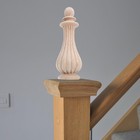  Baluster Spindles  Wooden Staircase Posts - Unfinished Deck Balusters -