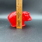 Rexall Drug Jumbo Values Red Plastic Elephant Bank Pharmacy Store Advertising