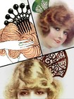 Art Deco Faux Tortoiseshell Vintage Hair Comb    No Us Import Fees