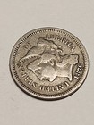 1876 Three Cent Nickel tough Date fine Cond fast Free Shipping   1